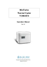 Blue-Ray Biotech MiniTurbo Operation Manual предпросмотр