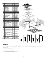 Предварительный просмотр 5 страницы Blue Rhino Garden Treasures WAD8160L Owner'S Manual