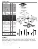 Предварительный просмотр 16 страницы Blue Rhino Garden Treasures WAD8160L Owner'S Manual