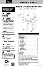 Preview for 1 page of Blue Rhino GBC1273W Owner'S Manual