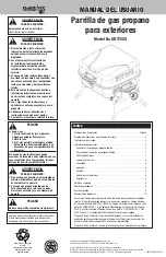 Предварительный просмотр 11 страницы Blue Rhino GrillBoss GBT702G Owner'S Manual