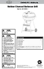 Blue Rhino Kingsford CBC1532WB-C Owner'S Manual предпросмотр