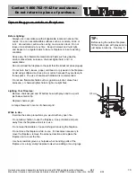 Предварительный просмотр 11 страницы Blue Rhino UniFlame 251828 Owner'S Manual