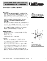 Предварительный просмотр 9 страницы Blue Rhino UniFlame 252719 Owner'S Manual