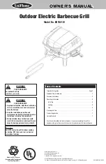 Blue Rhino UniFlame EBT801W Owner'S Manual preview