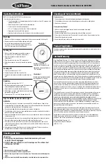 Preview for 6 page of Blue Rhino UniFlame EBT801W Owner'S Manual