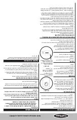 Preview for 11 page of Blue Rhino UniFlame EBT801W Owner'S Manual