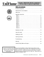 Preview for 4 page of Blue Rhino UniFlame EG360 Owner'S Manual