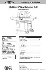 Предварительный просмотр 1 страницы Blue Rhino UniFlame GBC720W-C Owner'S Manual