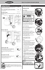 Preview for 8 page of Blue Rhino UniFlame GBC730W Owner'S Manual