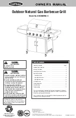 Blue Rhino UniFlame GBC850WNG-C Owner'S Manual предпросмотр