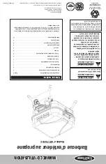 Preview for 20 page of Blue Rhino UniFlame GBT702W-C Owner'S Manual