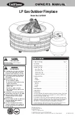 Предварительный просмотр 1 страницы Blue Rhino UniFlame Gold GAF720W Owner'S Manual