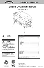 Предварительный просмотр 1 страницы Blue Rhino UniFlame HBT722W-C Owner'S Manual