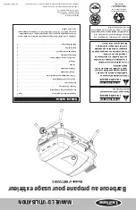 Предварительный просмотр 20 страницы Blue Rhino UniFlame HBT722W-C Owner'S Manual