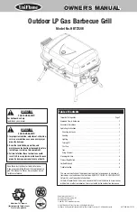 Preview for 1 page of Blue Rhino UniFlame HBT722W Owner'S Manual