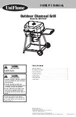 Предварительный просмотр 1 страницы Blue Rhino UniFlame NPC1924P Owner'S Manual