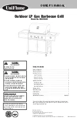 Blue Rhino UniFlame NSG3902D Owner'S Manual предпросмотр