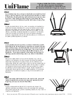 Предварительный просмотр 9 страницы Blue Rhino UniFlame P2784 Owner'S Manual