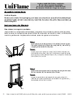 Предварительный просмотр 14 страницы Blue Rhino UniFlame PG2620 Owner'S Manual