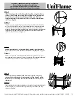 Предварительный просмотр 15 страницы Blue Rhino UniFlame PG2620 Owner'S Manual