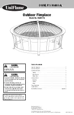 Предварительный просмотр 1 страницы Blue Rhino UniFlame WAD517A Owner'S Manual