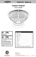 Предварительный просмотр 1 страницы Blue Rhino UniFlame WAD808WD Owner'S Manual