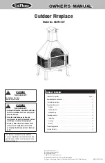 Предварительный просмотр 1 страницы Blue Rhino Uniflame WAF513ST Owner'S Manual