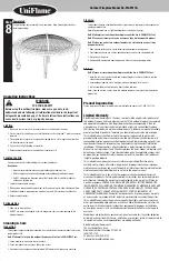 Предварительный просмотр 4 страницы Blue Rhino Uniflame WAF517A-C Owner'S Manual