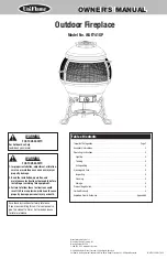 Blue Rhino Uniflame WAF741SP Owner'S Manual preview