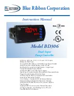 Предварительный просмотр 1 страницы Blue Ribbon BD306 Instruction Manual