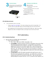 Preview for 2 page of Blue Ridge DTA Mini Box Connecting, Activating And Troubleshooting