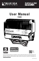 Blue Sea Systems Battery LINK 7608 User Manual предпросмотр