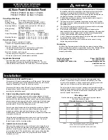 Blue Sea Systems PN 8618 Specification Sheet preview