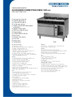 Blue Seal Blue Seal G58A Technical Data Sheet preview