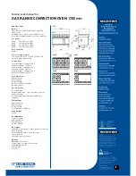 Предварительный просмотр 2 страницы Blue Seal Blue Seal G58A Technical Data Sheet