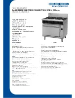 Blue Seal Blue Seal GE56A Technical Data Sheet preview