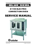 Blue Seal E1100 Service Manual preview