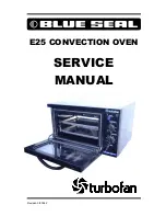 Blue Seal E25 Service Manual preview