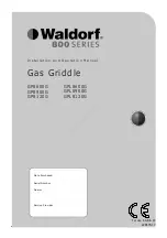 Preview for 1 page of Blue Seal GP8120G Installation And Operation Manual