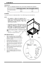 Preview for 12 page of Blue Seal GP8120G Installation And Operation Manual