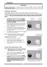 Preview for 16 page of Blue Seal GP8120G Installation And Operation Manual