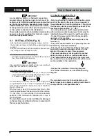 Preview for 30 page of Blue Seal SD 5 EC BT2 Instructions For Use And Maintenance Manual