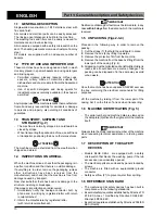 Preview for 10 page of Blue Seal SD 5E Instructions For Use And Maintenance Manual