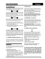 Preview for 13 page of Blue Seal SD 5E Instructions For Use And Maintenance Manual