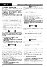 Preview for 10 page of Blue Seal SD 5EC Instructions For Use And Maintenance Manual