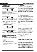 Preview for 14 page of Blue Seal SH 120 E BT Instructions For Use And Maintenance Manual