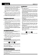 Preview for 12 page of Blue Seal SMW 15 Instructions For Use And Maintenance Manual