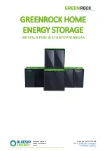 Предварительный просмотр 1 страницы Blue Sky Energy GREENROCK Home Installation & Start-Up Manual