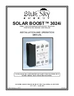 Blue Sky Energy SOLAR BOOST 3024i Installation And Operation Manual предпросмотр